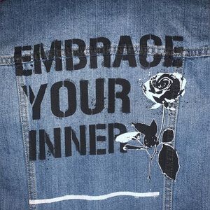 Arts and craft denim kids jacket